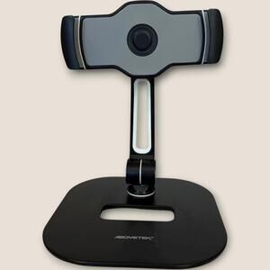 ABOVETEK Adjustable Cell Phone ipad Stand Holder Stylish Aluminum Black